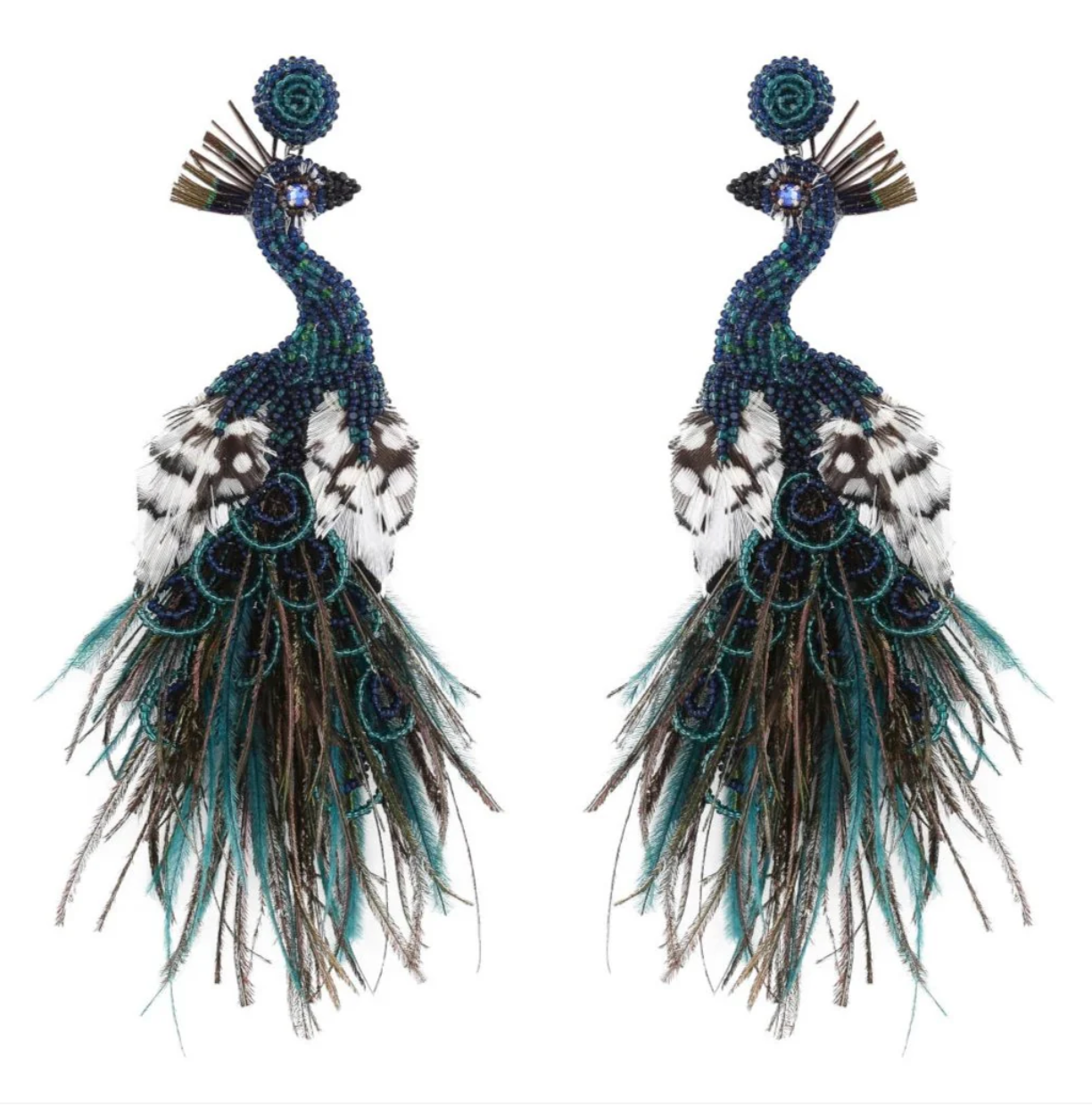 Peacock Earrings