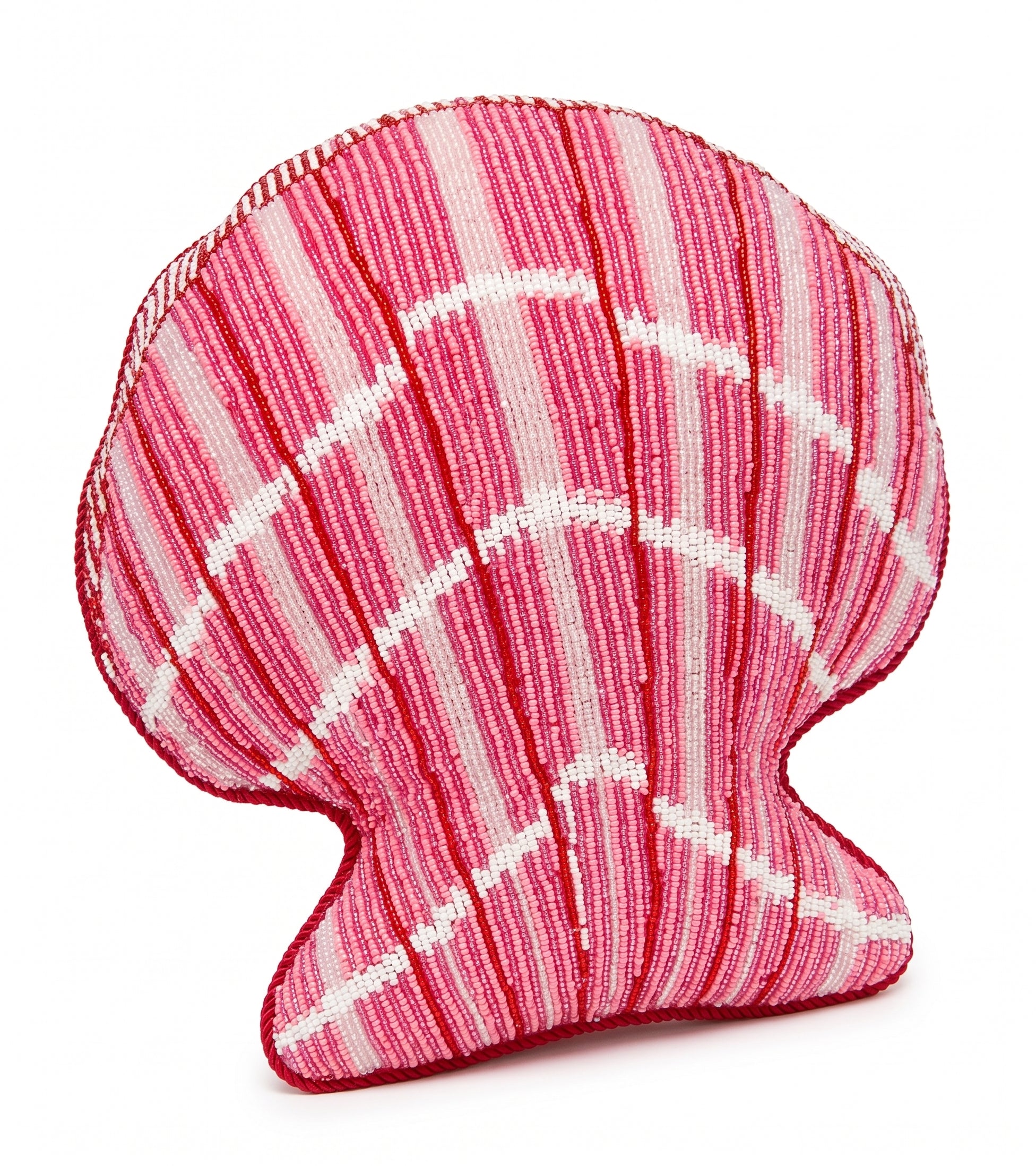 Seashell Beaded Pillow