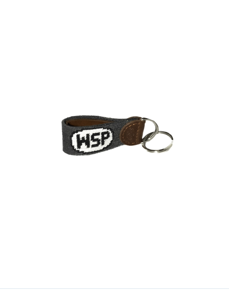 WSP Needlepoint Key Fob