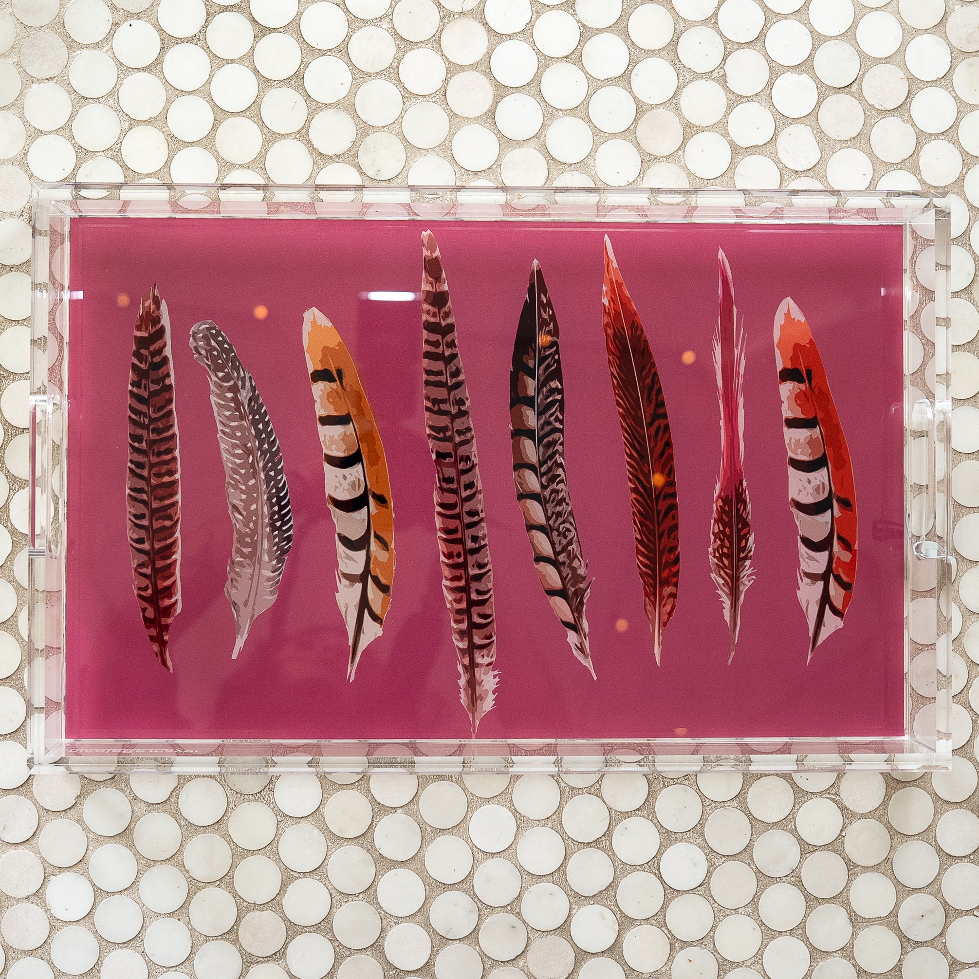 Pheasant Acrylic Tray