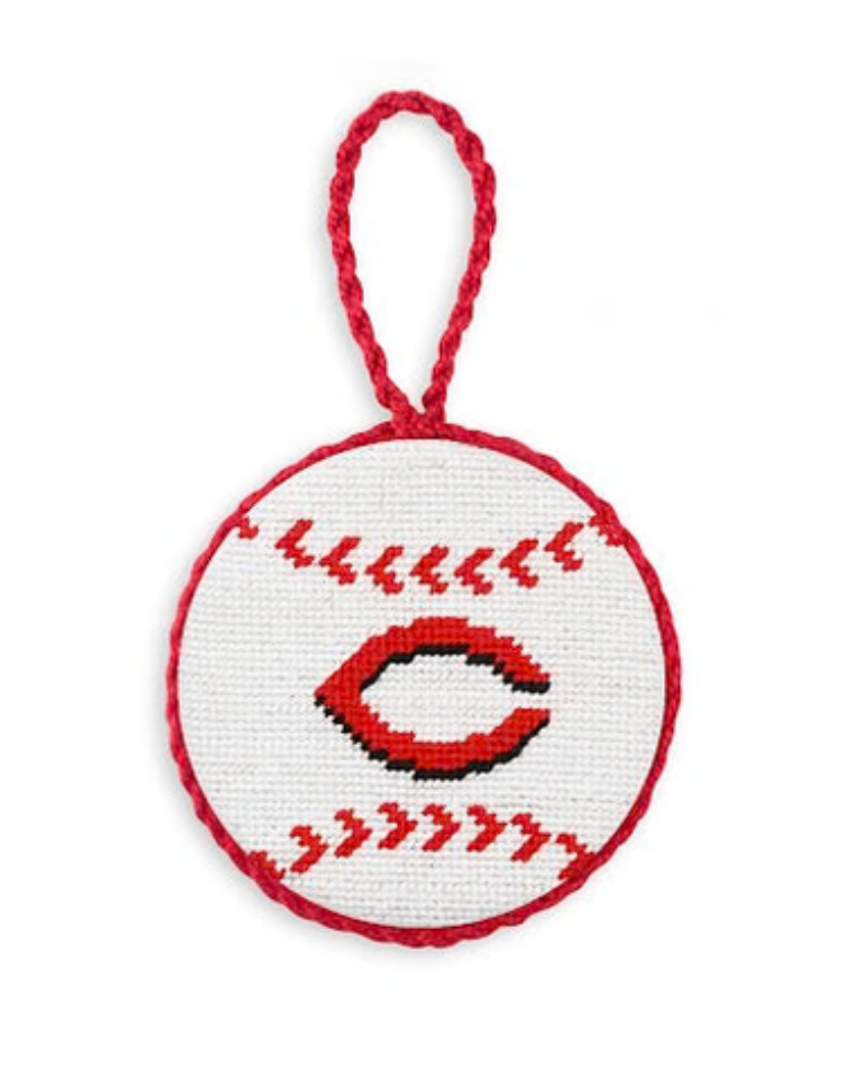 Cincinnati Reds Fairisle Ornament