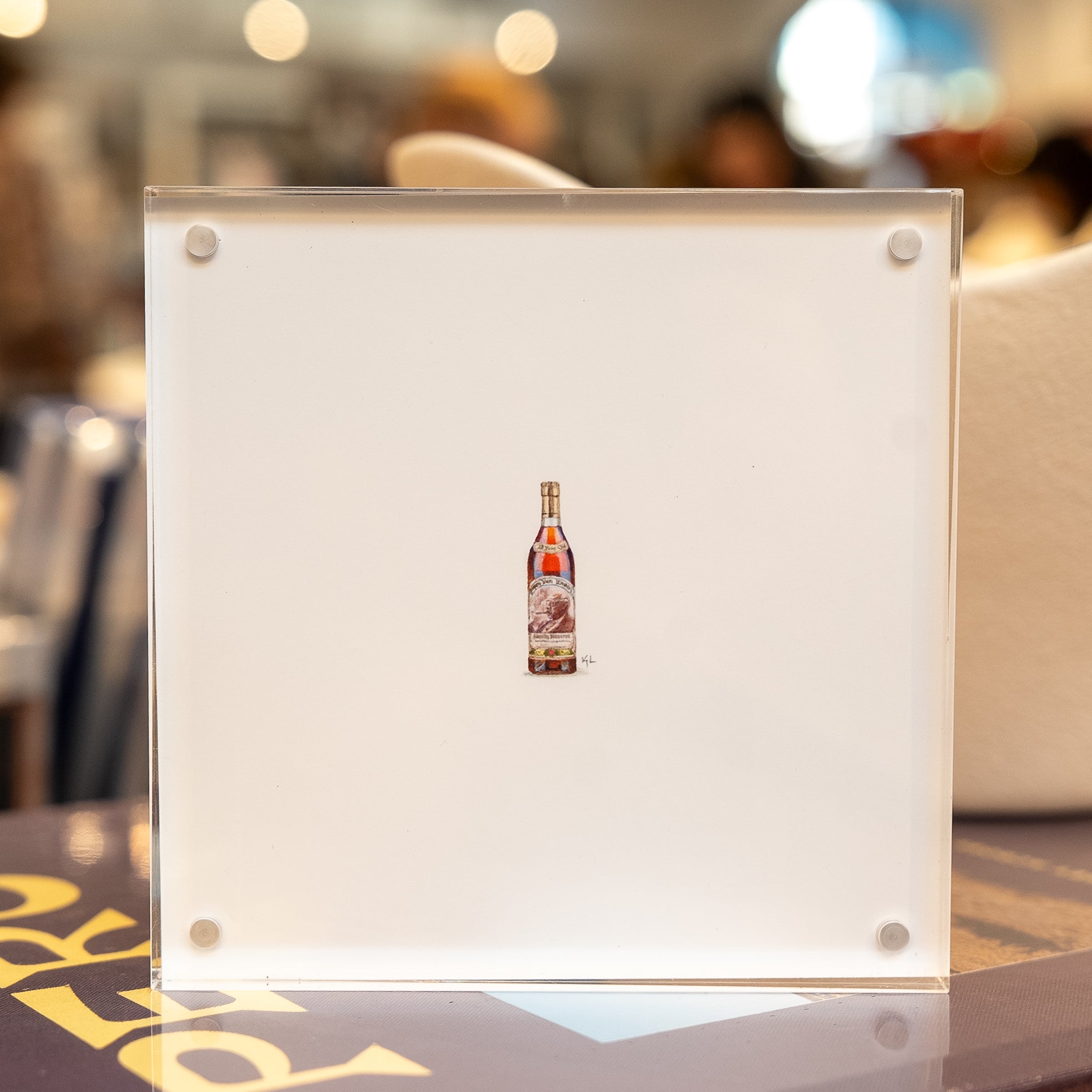 Pappy Van Winkle Watercolor Painting