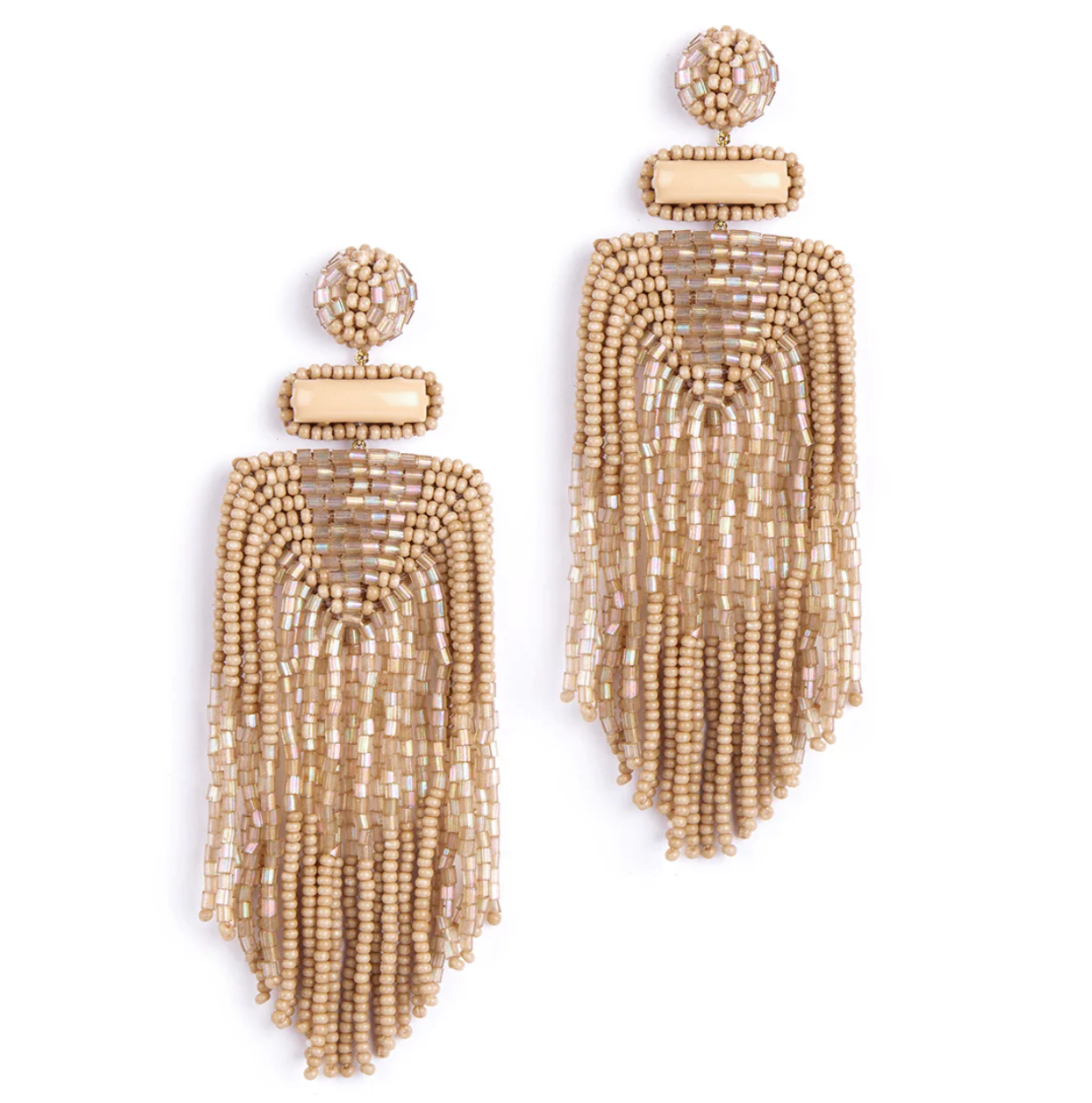 Jody Earrings - Beige