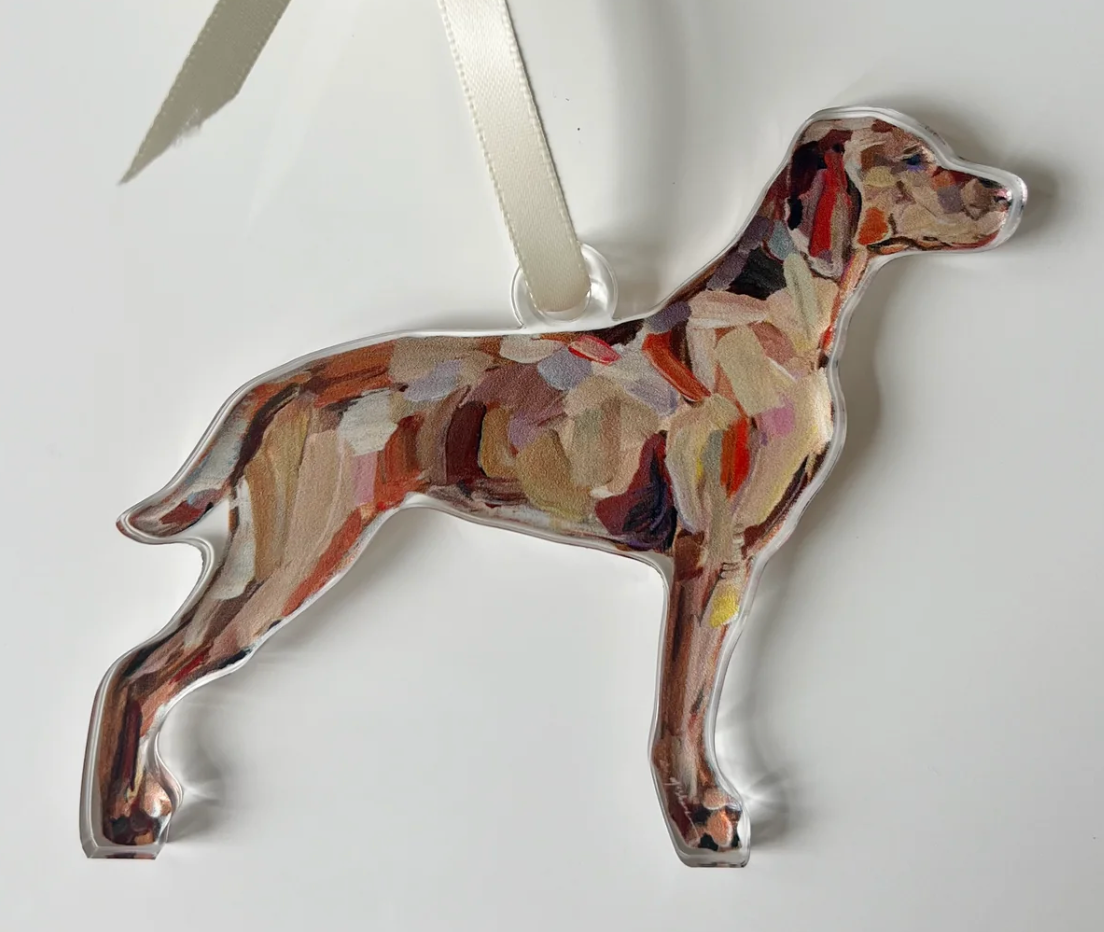 Vizsla Acrylic Ornament