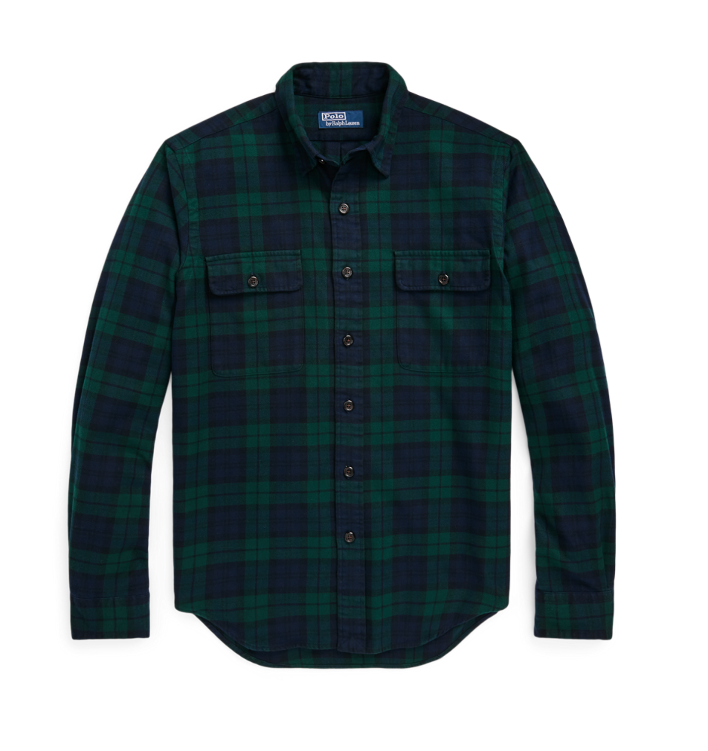Custom Fit Plaid Flannel Workshirt