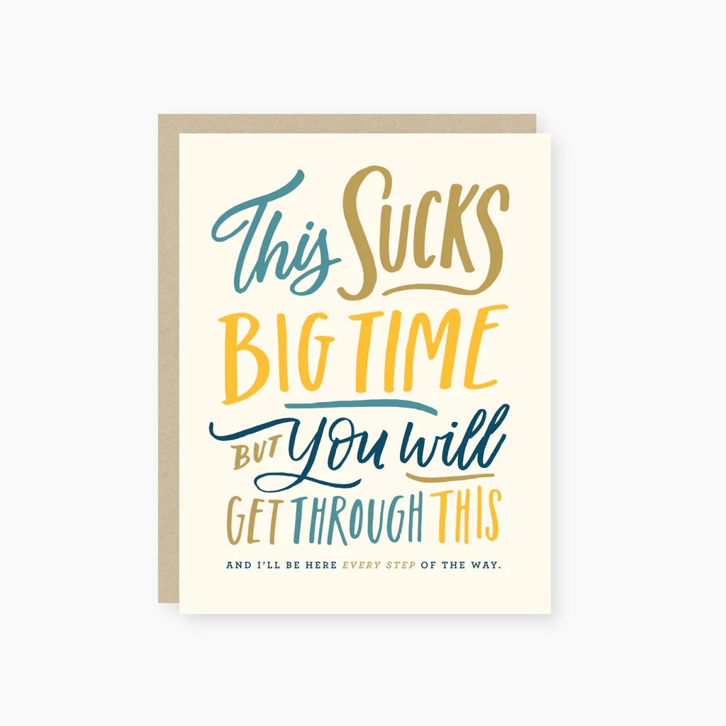 "This Sucks Big Time" Card