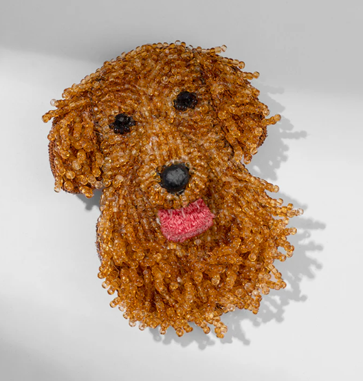 Golden Retriever Brooch