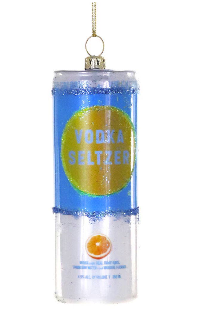 Vodka Seltzer Ornament