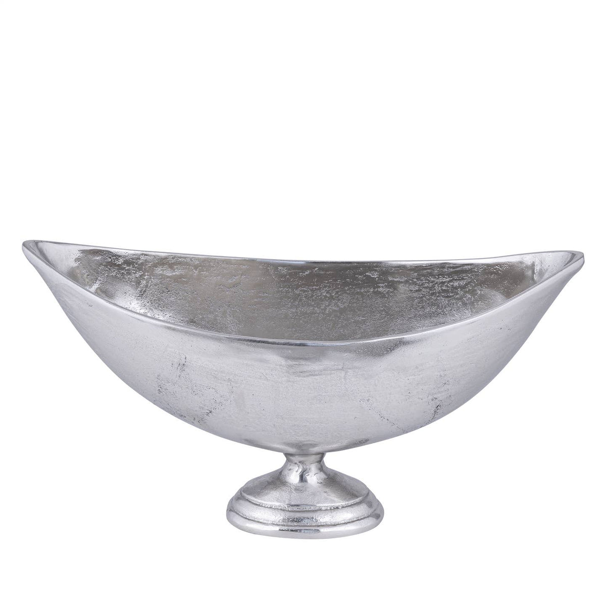 Raw Aluminum Ellipse Planter & Wine Cooler