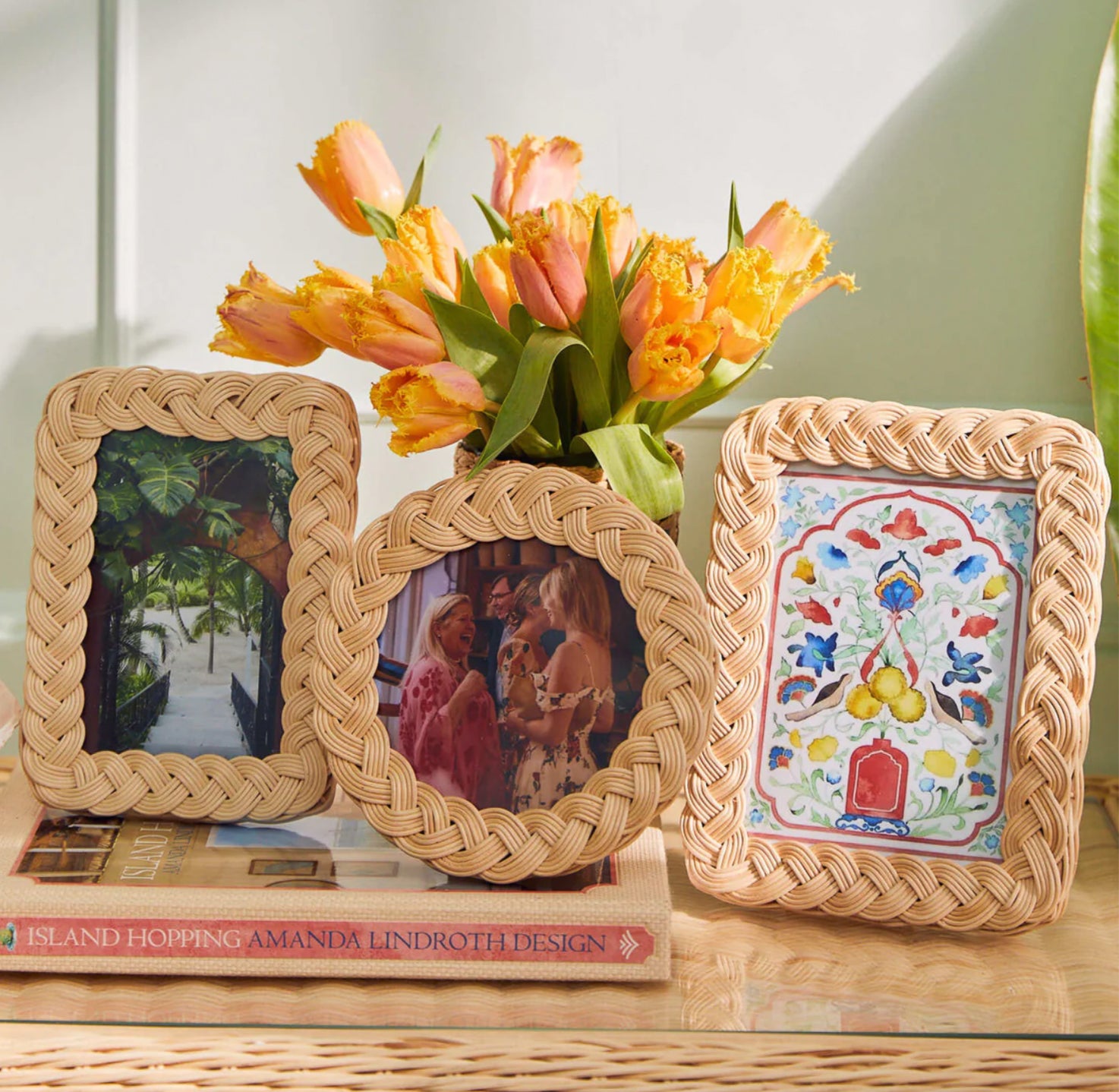 Braided Picture Frame Round 5'