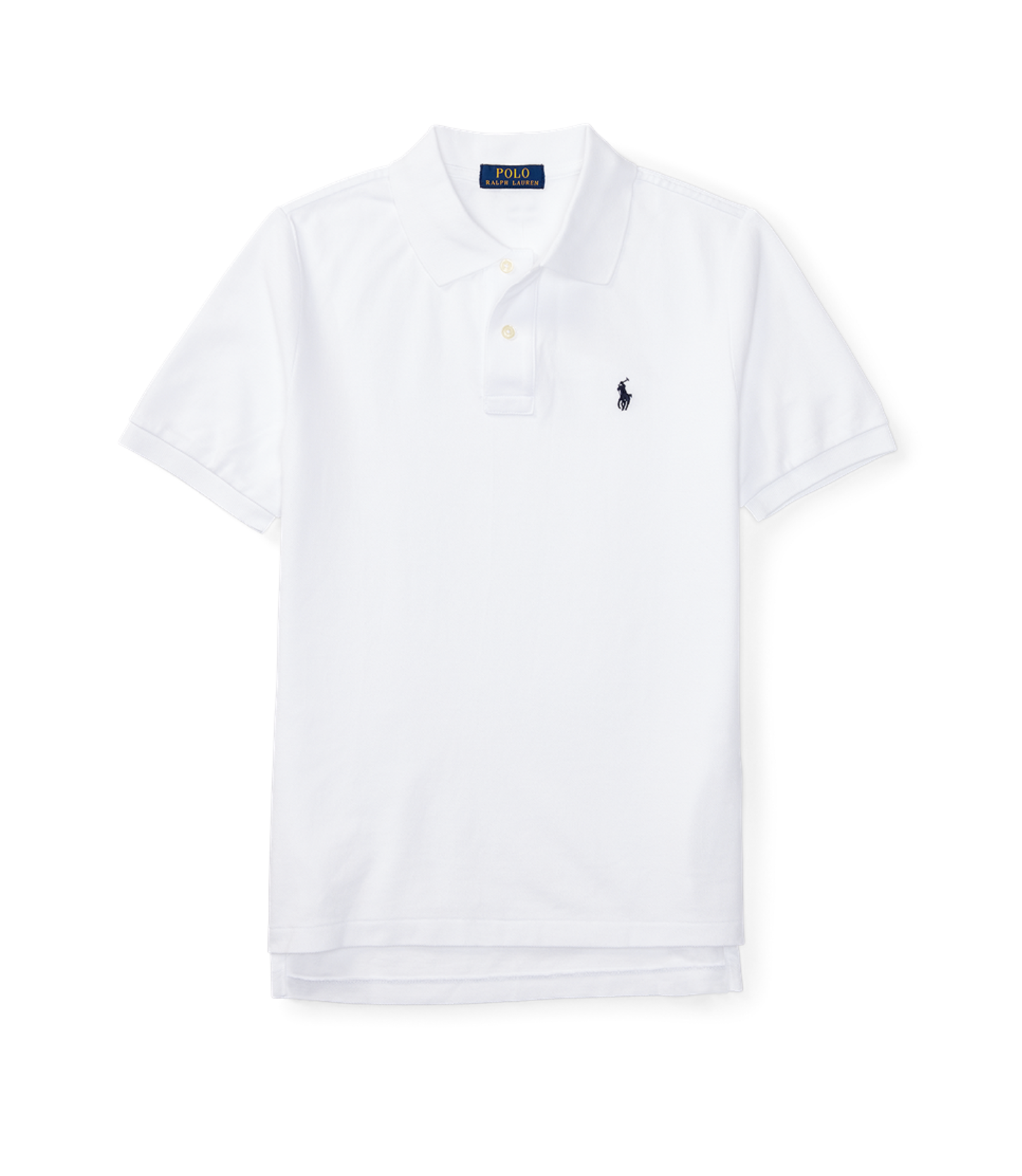 SHORT-SLEEVE BASIC MESH POLO - WHITE