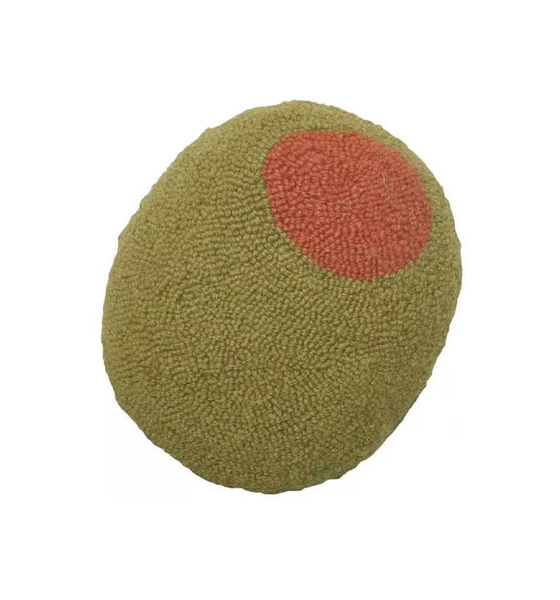 Olive Shaped Hook Pillow