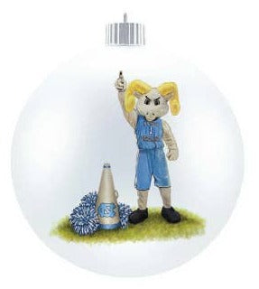 UNC Spirit Glass Ball Ornament