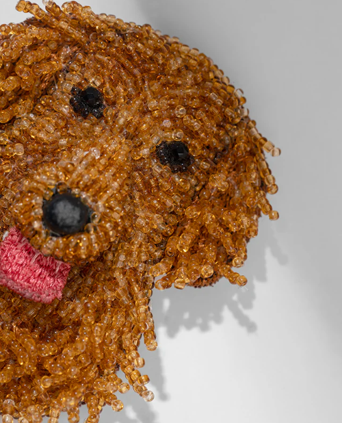 Golden Retriever Brooch