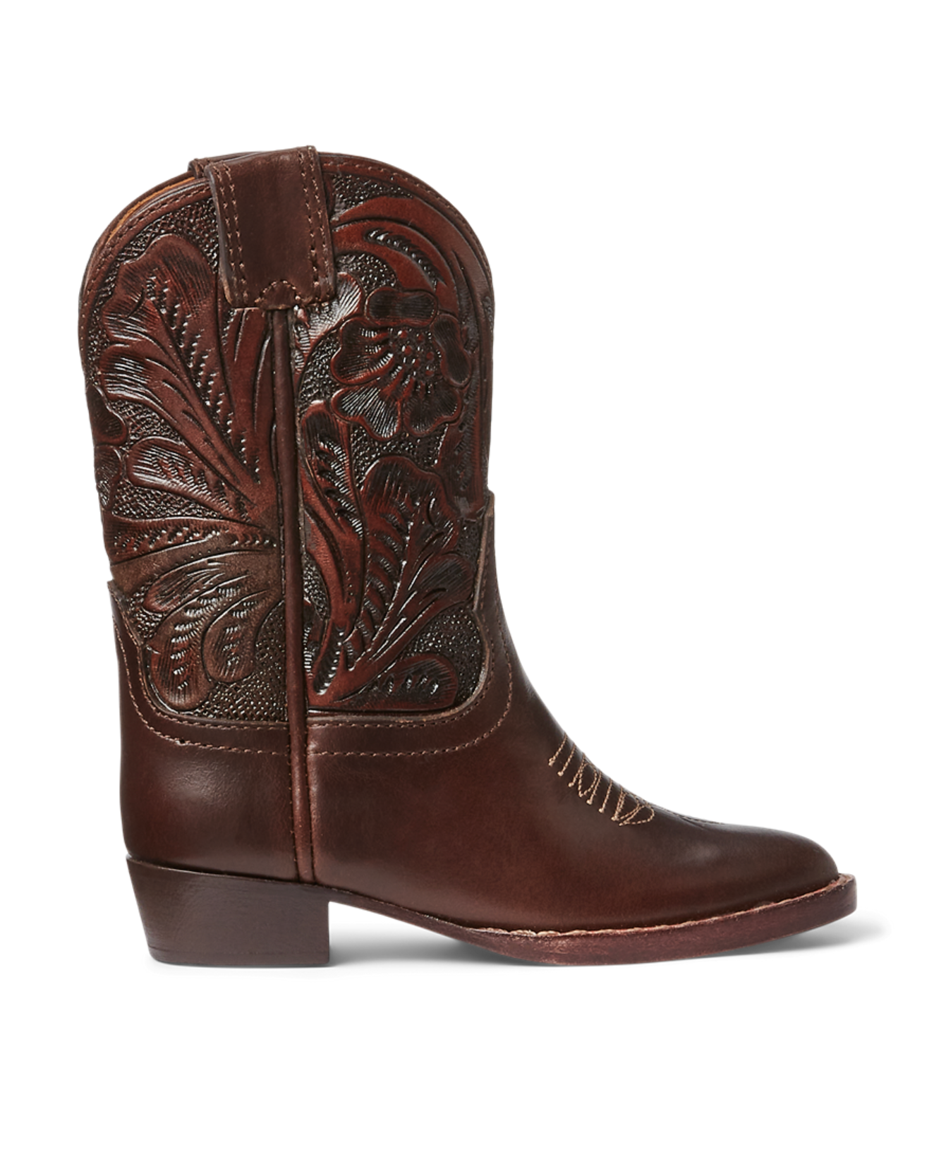 RRL Mini Plainview Hand-Tooled Leather Boot