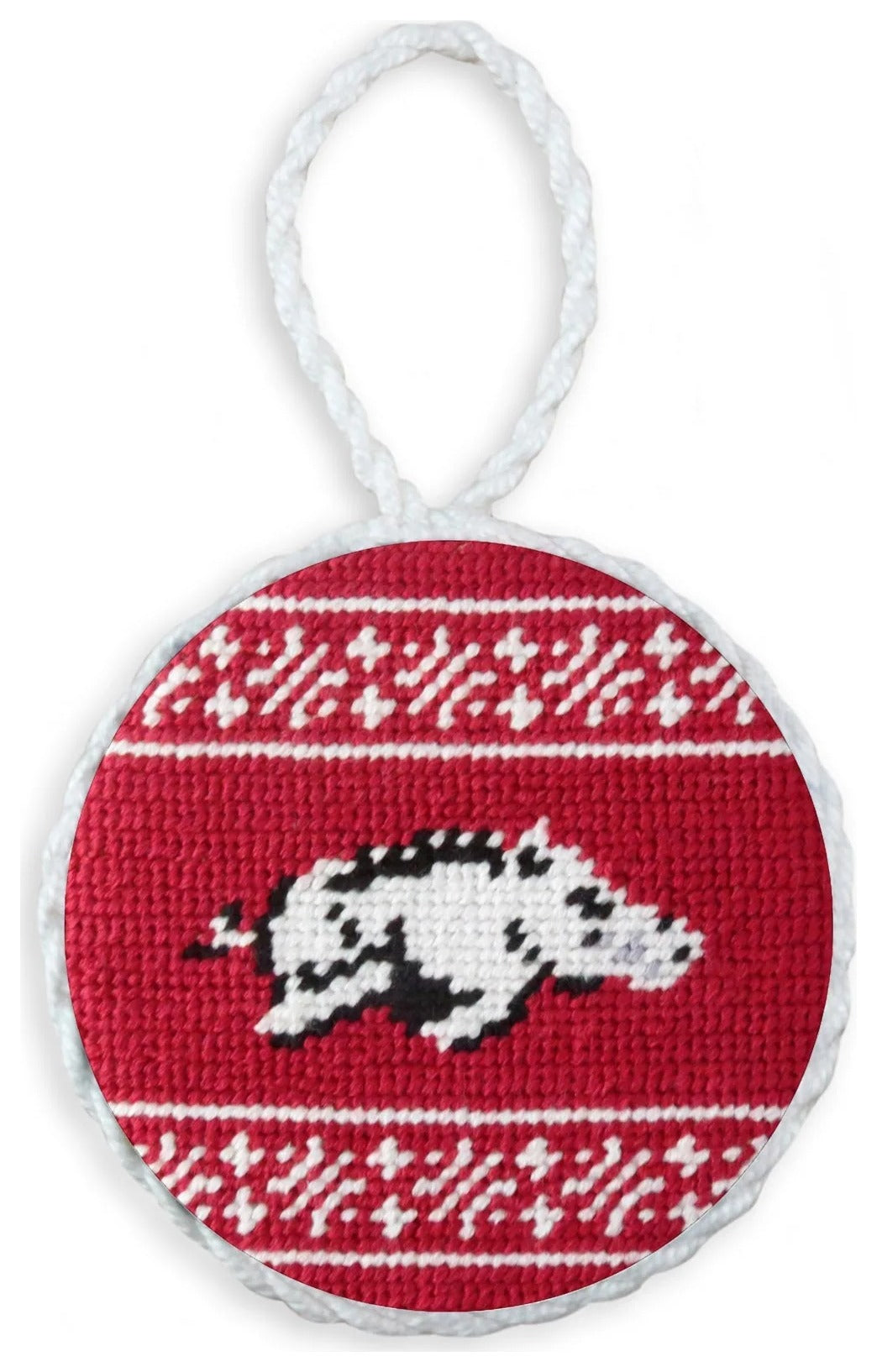 Arkansas Fairisle Ornament