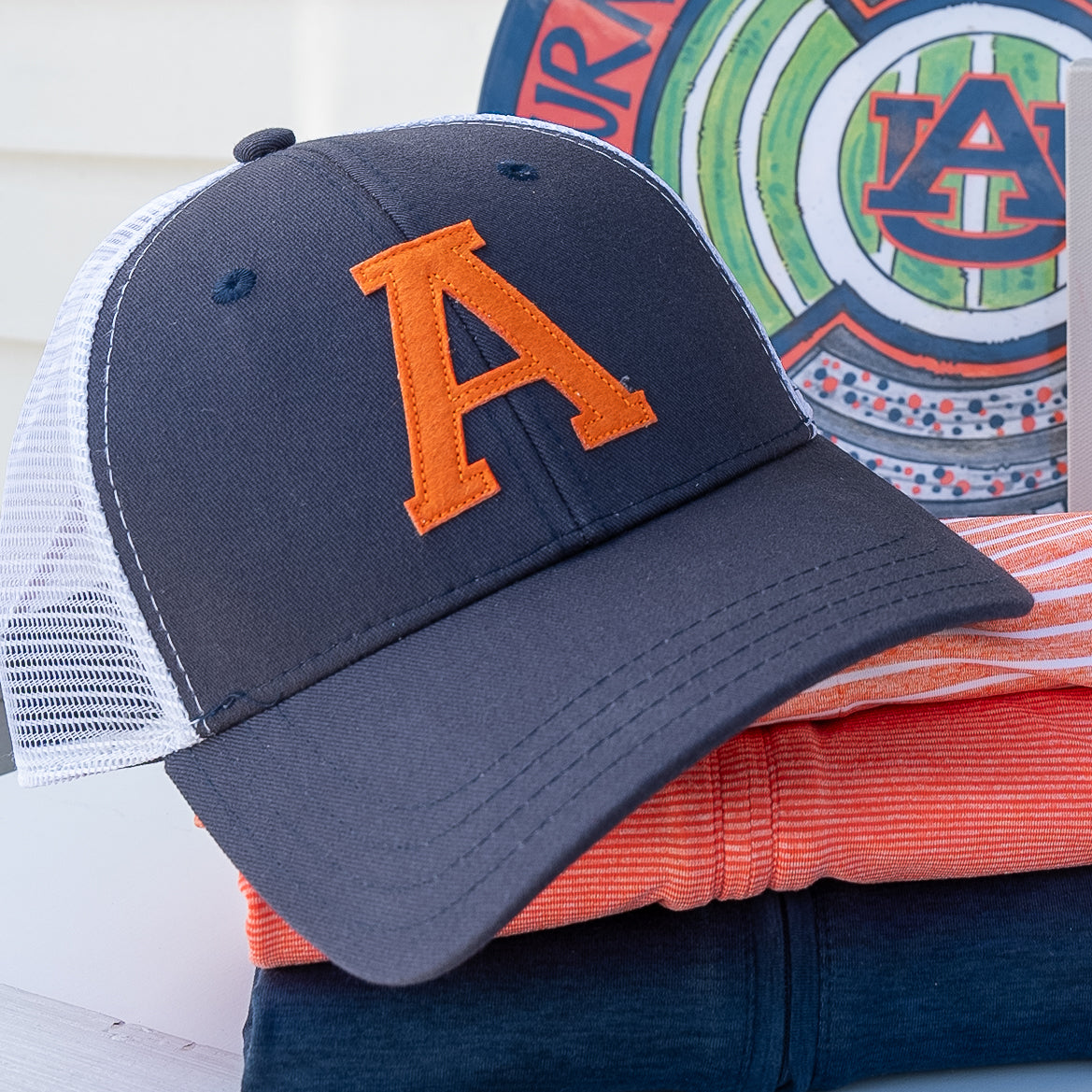 Auburn Block A Trucker Hat