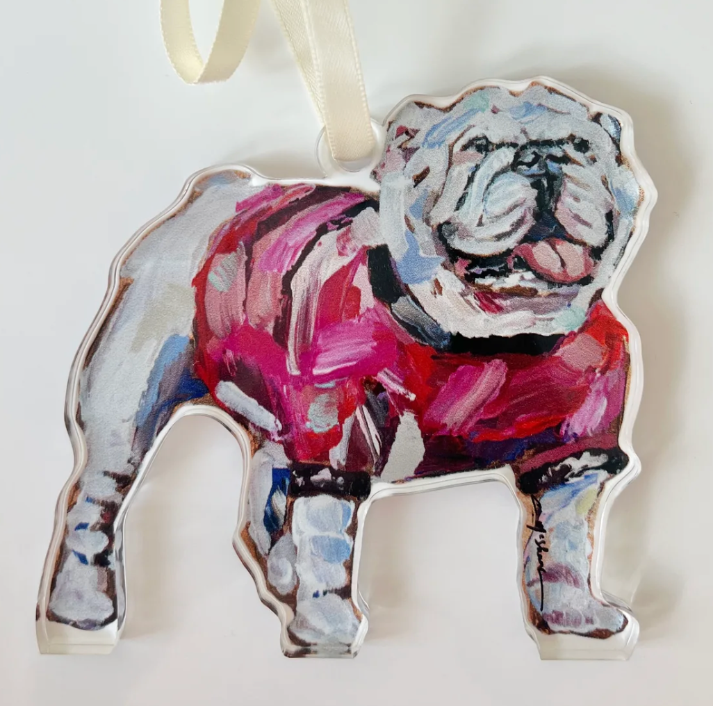 Georgia Bulldogs Acrylic Ornament