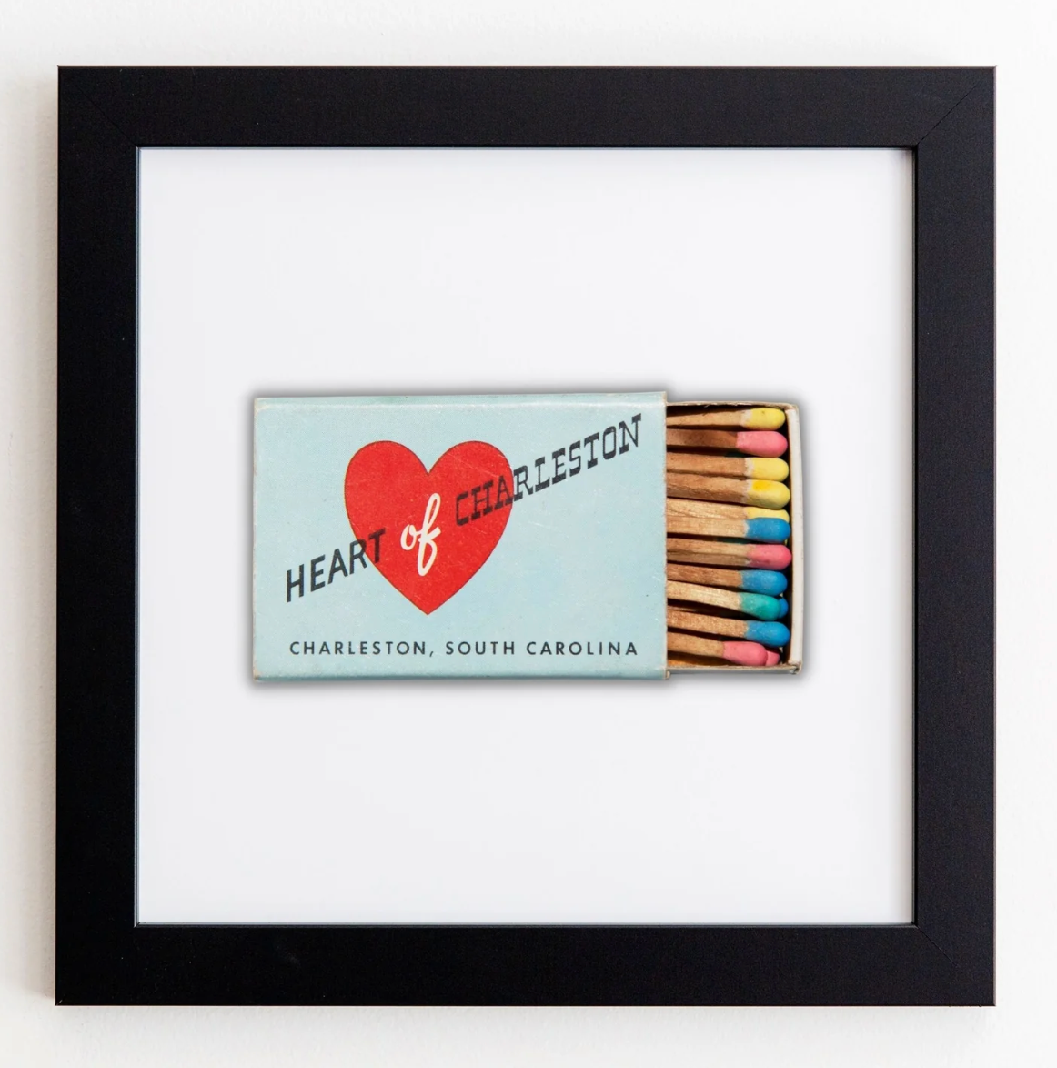 Heart of Charleston Black Frame