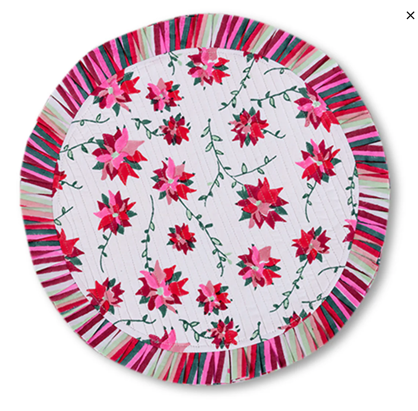 Poinsettia Placemats - set of 4