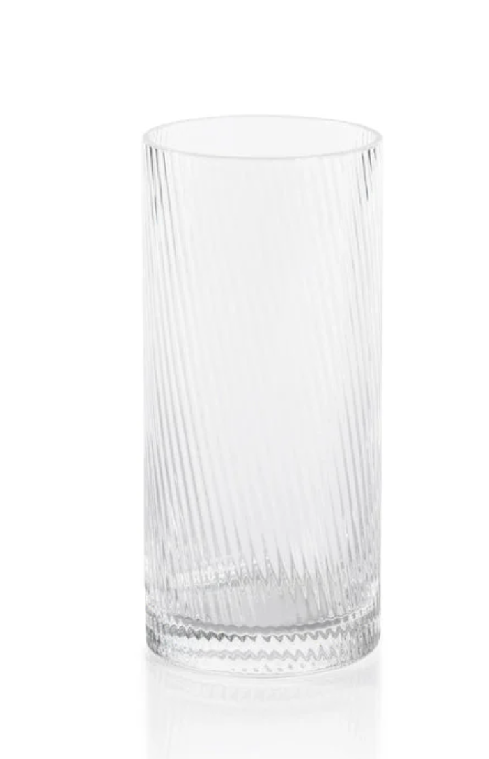 The Connaught Rippled Glass HighBall Glass