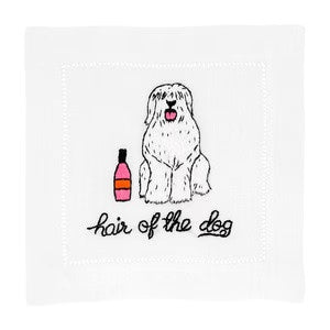 Hair of the Dog Linen Cocktail Napkins