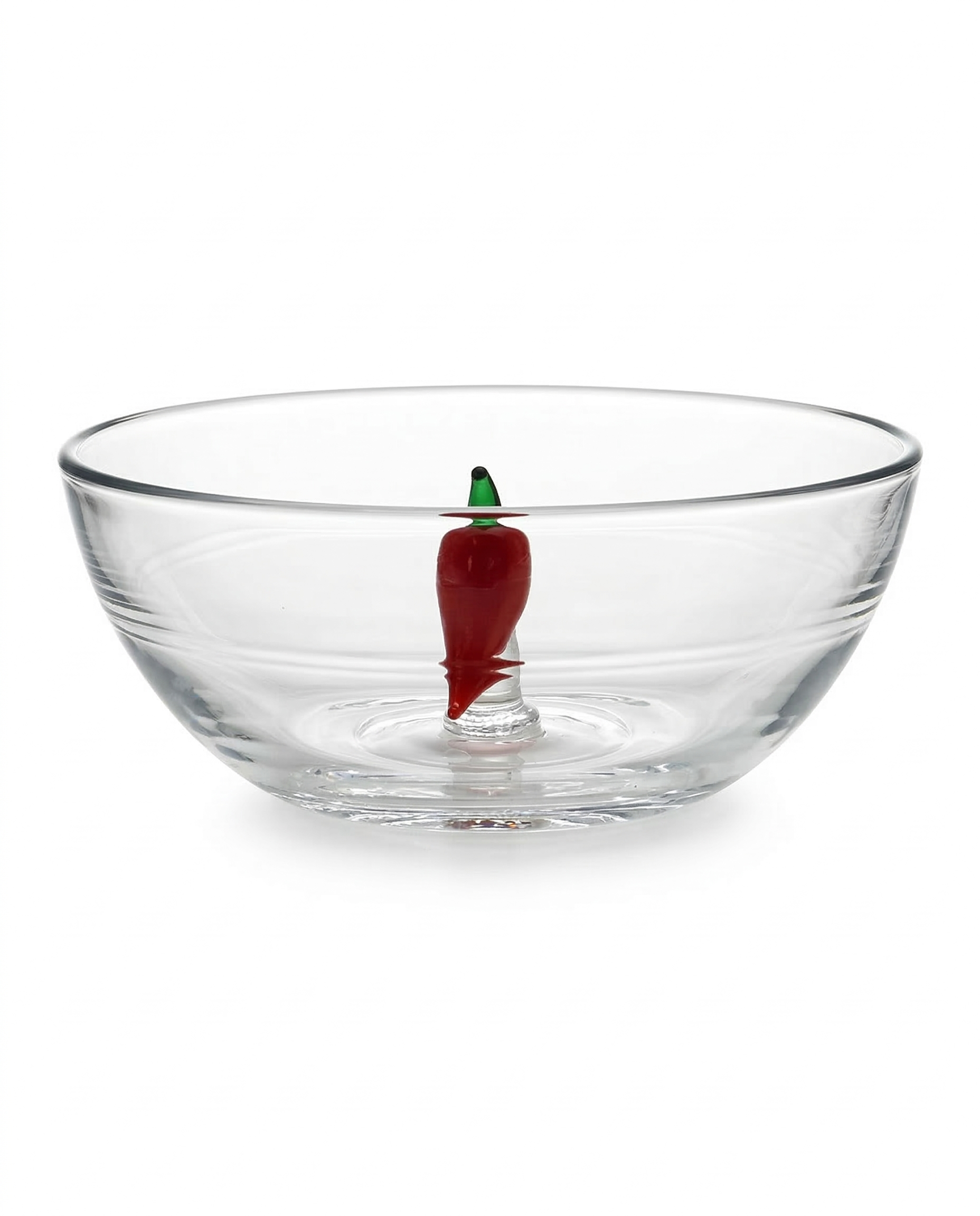 Glass Chili Pepper Bowl