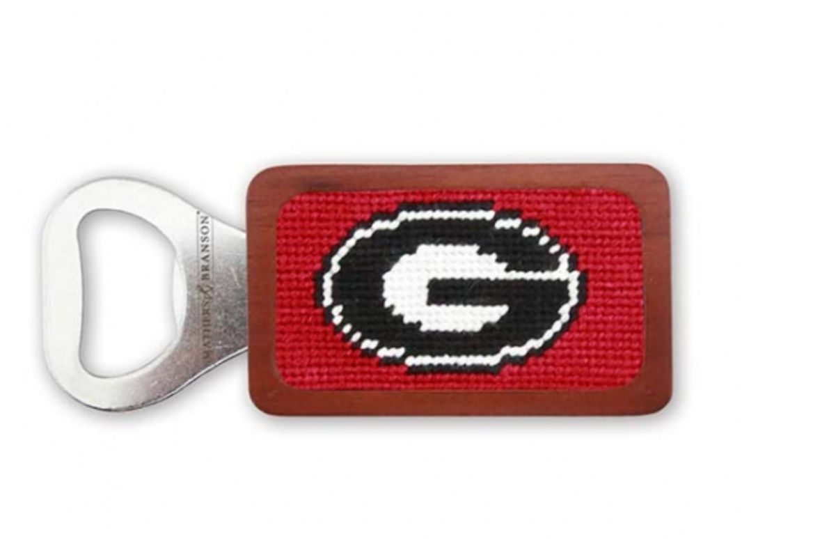 Red UGA Bottle Opener