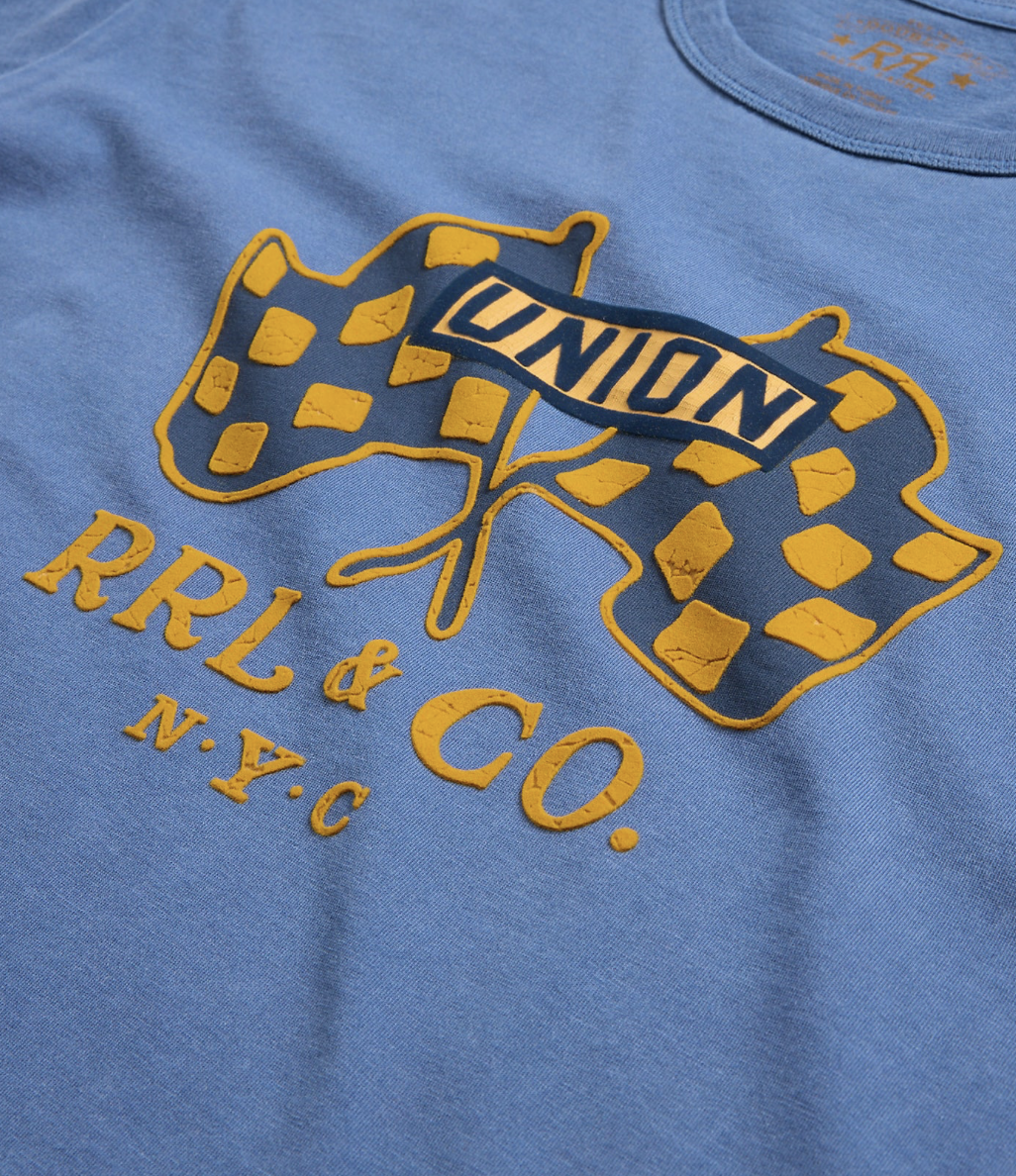 Short-Sleeve Cotton Jersey "RRL&CO" Graphic T-shirt