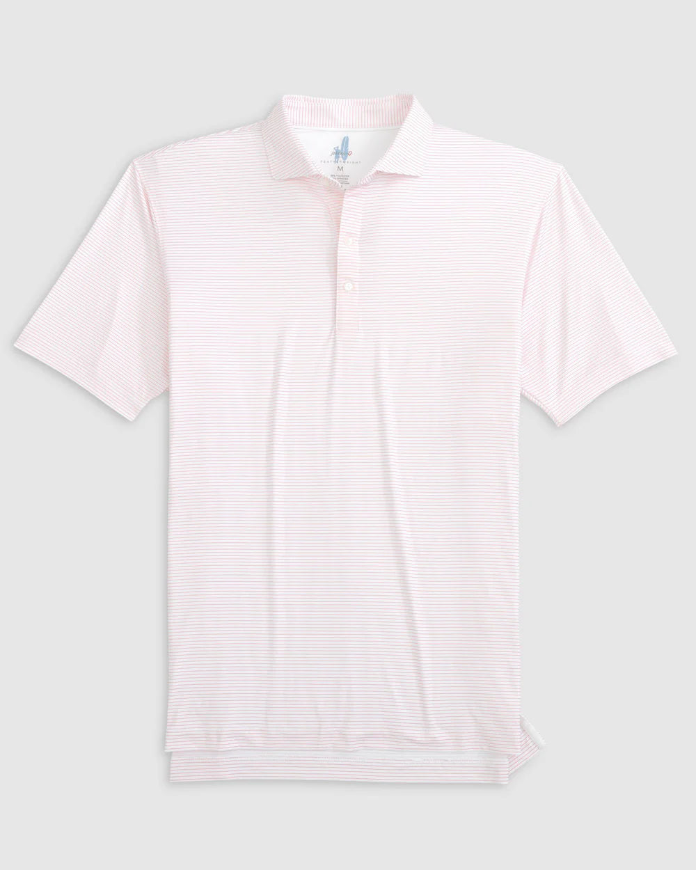 Double Eagle Striped Featherweight Performance Polo