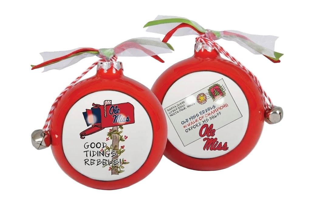 Ole Miss Good Tidings Ornament