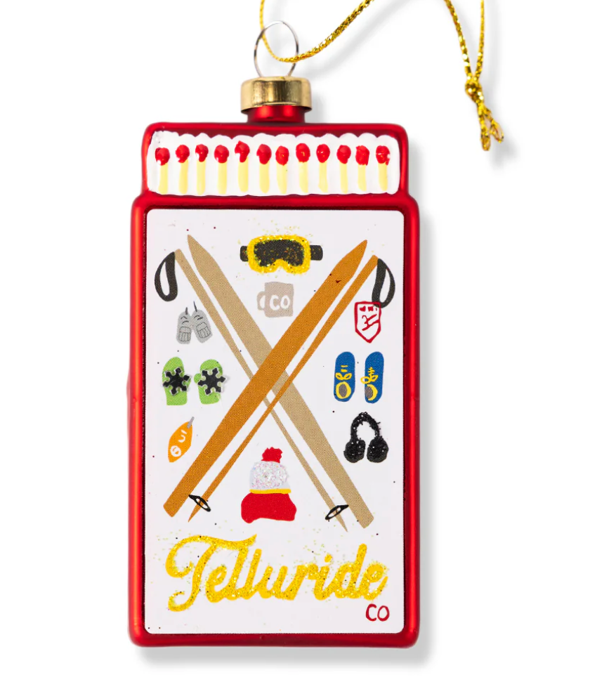 Matchbook Ornament - Telluride