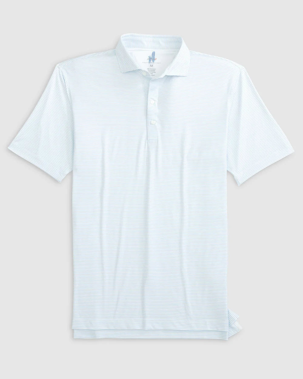 Double Eagle Striped Featherweight Performance Polo