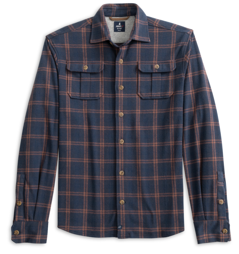 Judah Stretch Knit Flannel Lodge Shirt