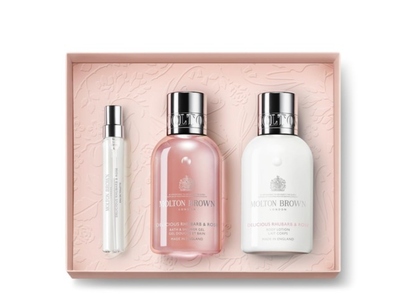 Delicious Rhubarb And Rose Travel Collection