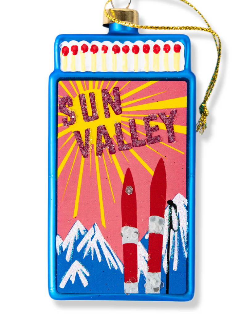 Matchbook Ornament - Sun Valley