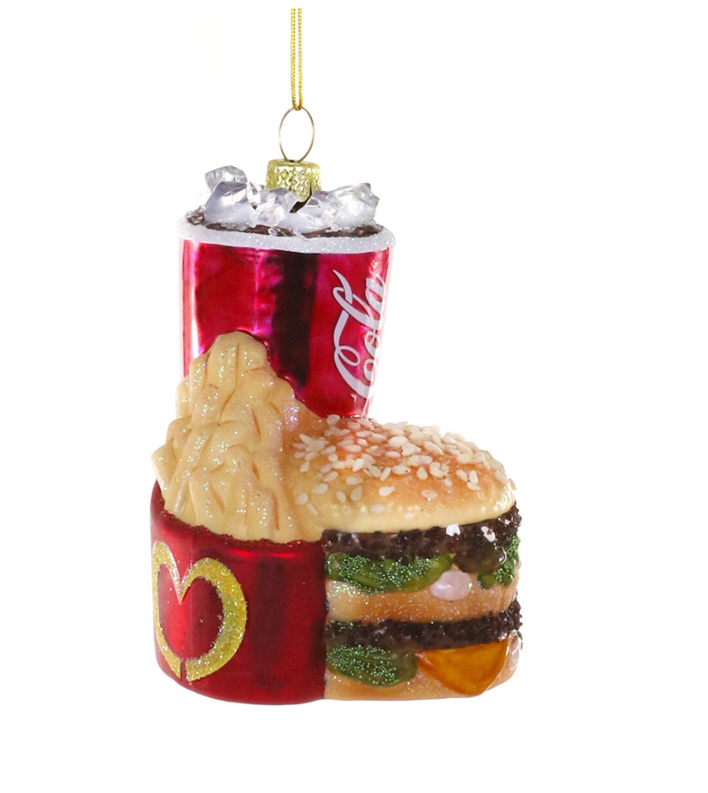 Fast Food Burger Ornament
