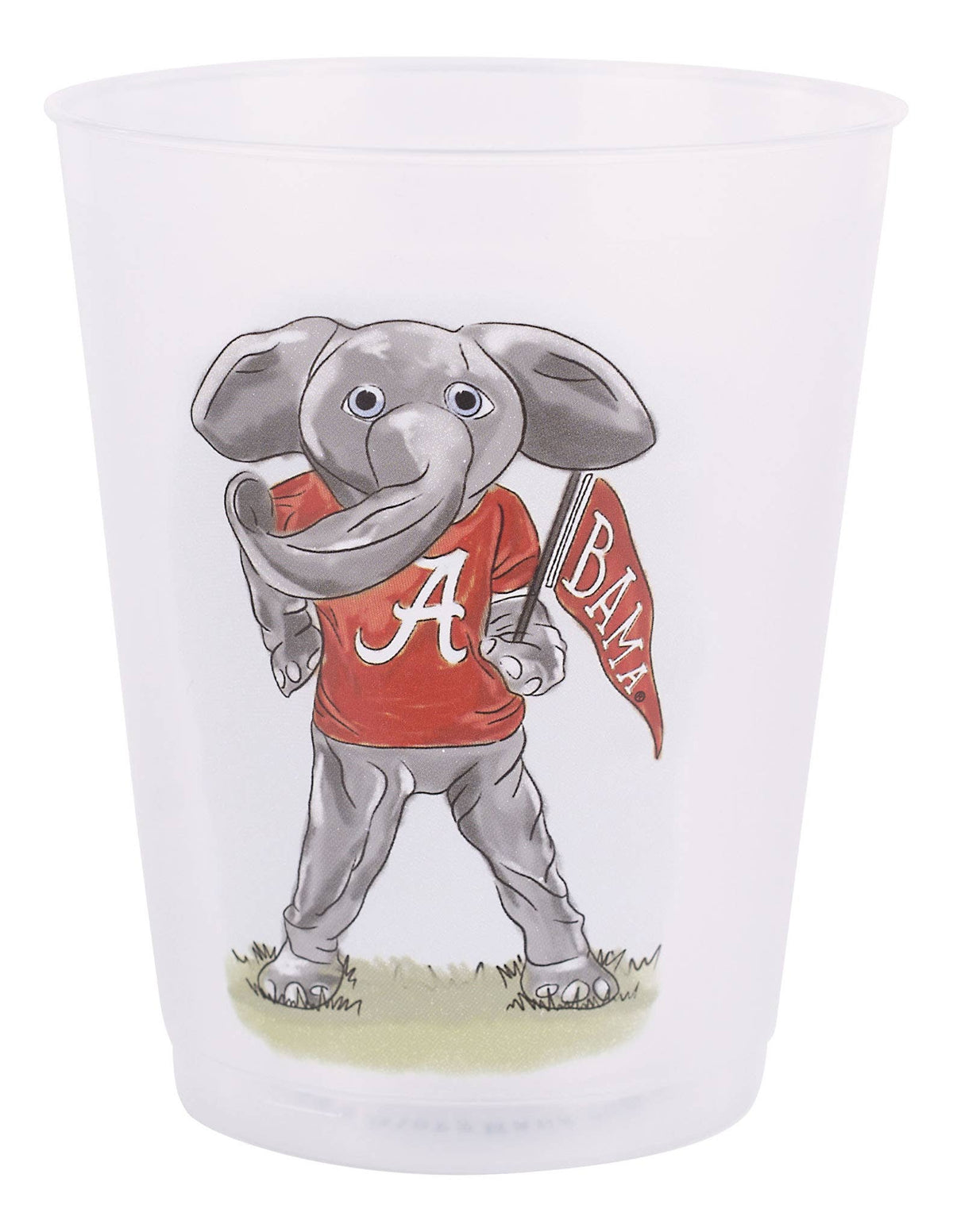 Alabama Mascot Frosted Cups - Set of 8