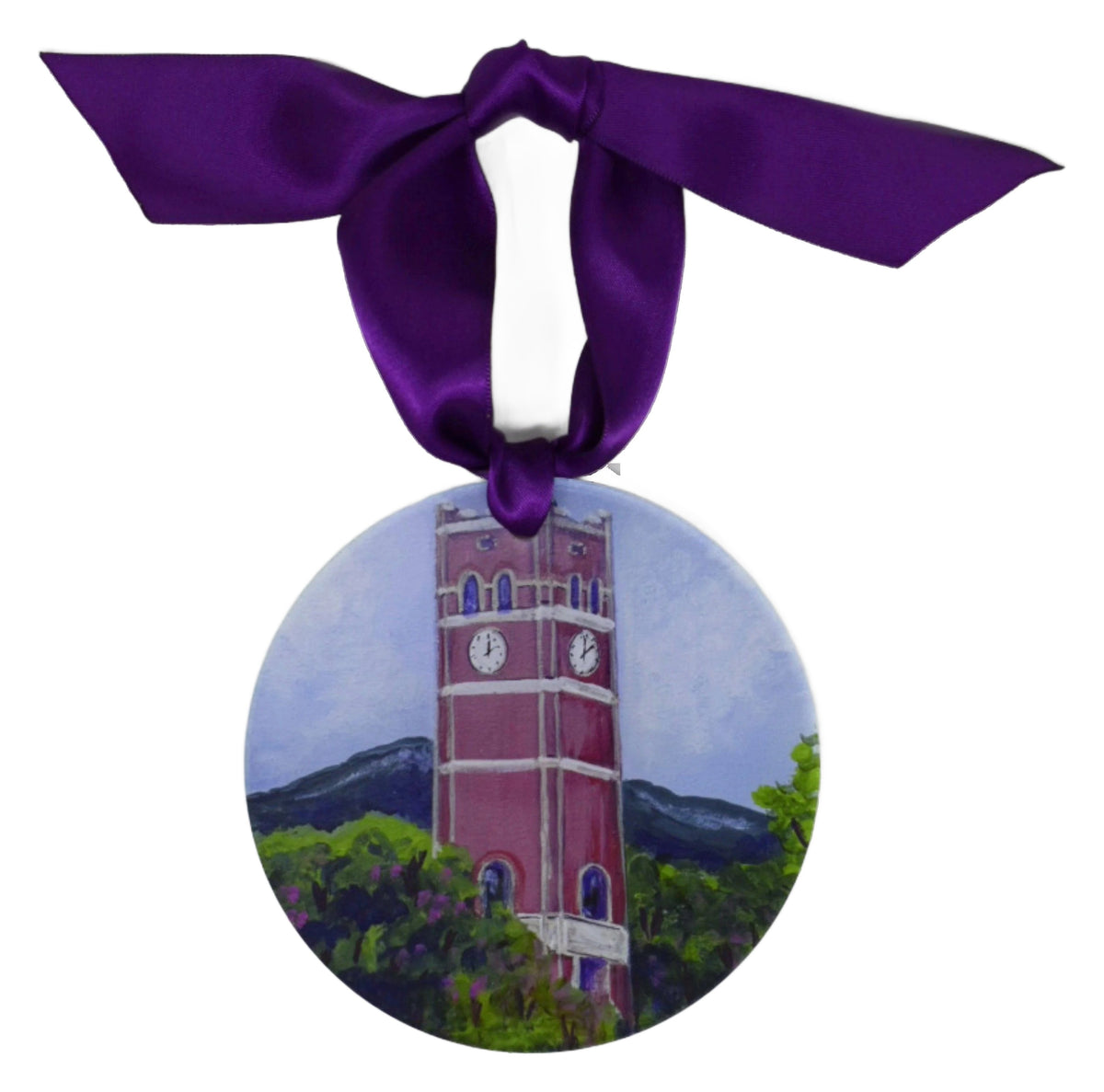 Western Carolina Landmark Acrylic Disc Ornament