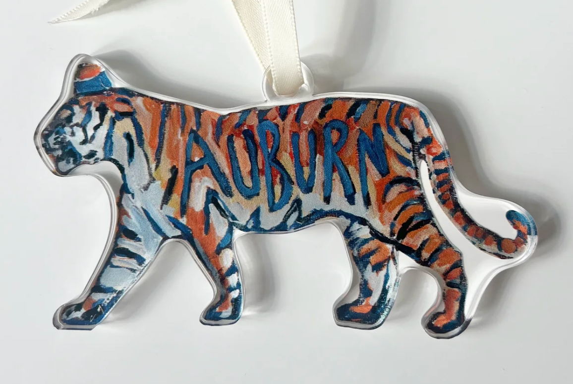 Auburn Tiger II Acrylic Ornament