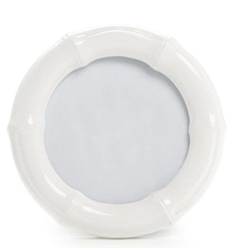 High Gloss Faux Bamboo Photo Frame - Circle