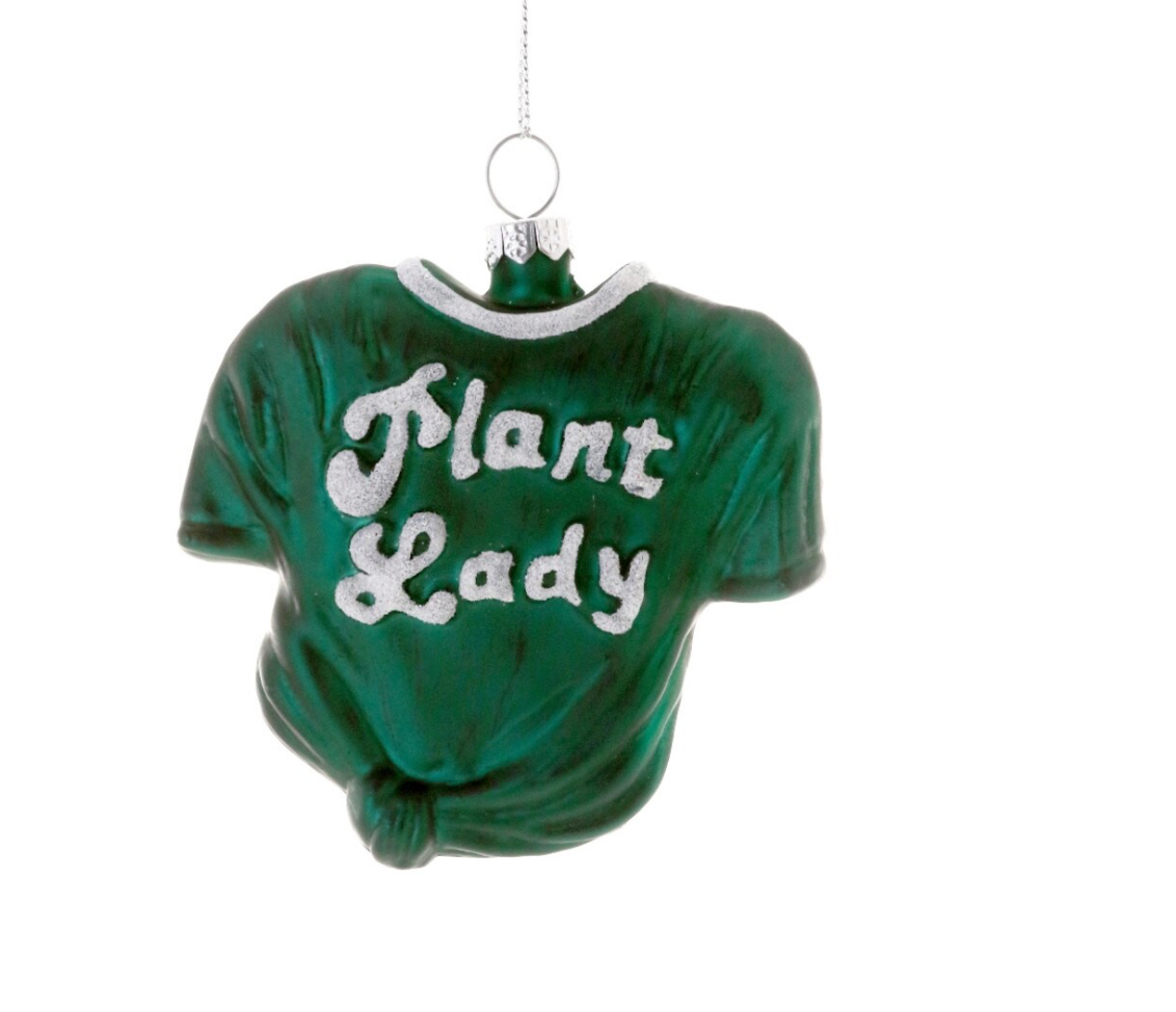 Plant Lady Shirt Ornament