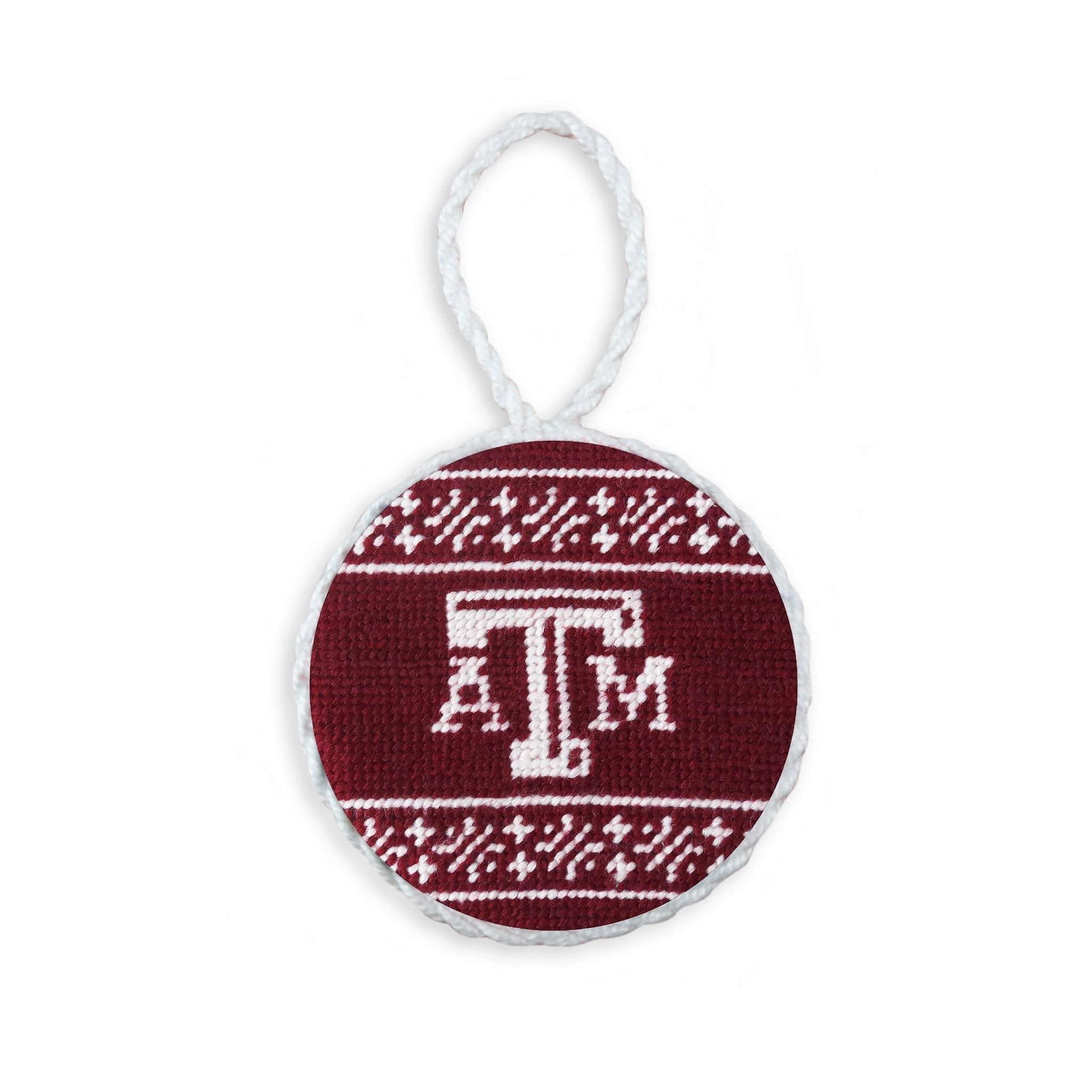 Texas A&M Fairisle Ornament