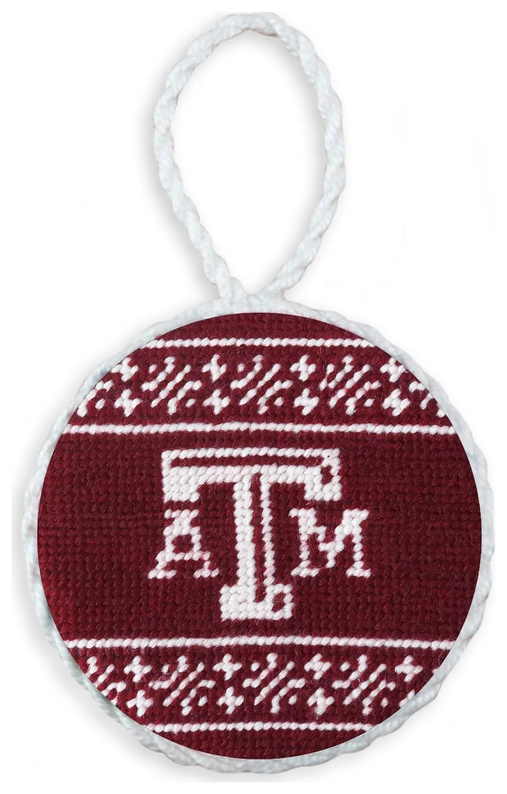 Texas A&M Fairisle Ornament