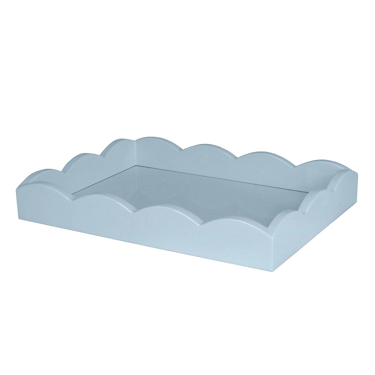 Scalloped Tray Denim - 11x8