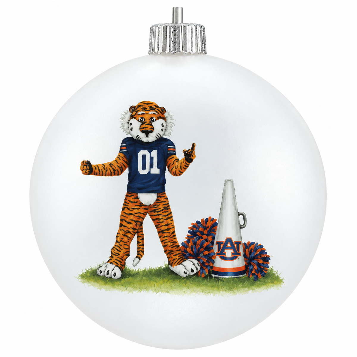Auburn Spirit Glass Ball Ornament
