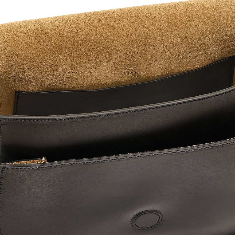 CONSUELO SADDLE LARGE - BLACK