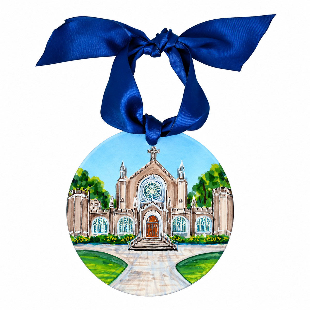 Sewanee Landmark Acrylic Disc Ornament