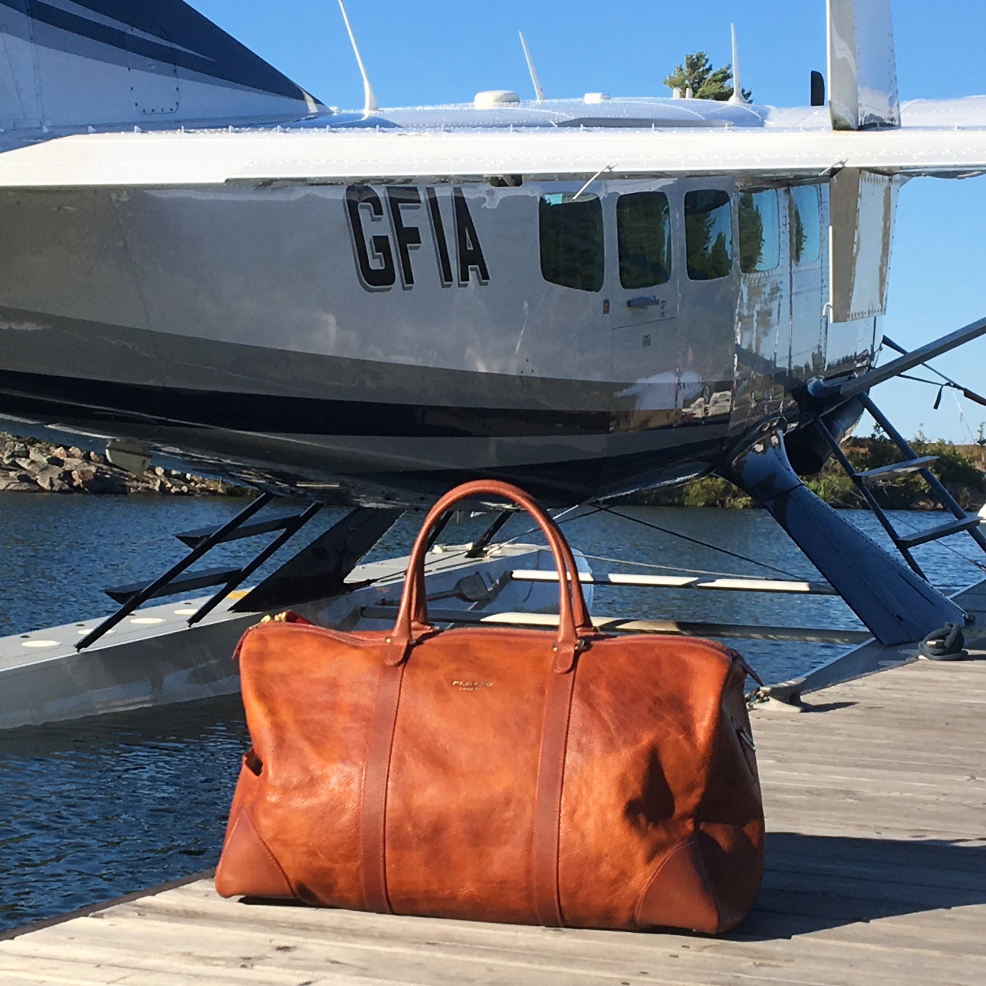 Brown Weekend Bag