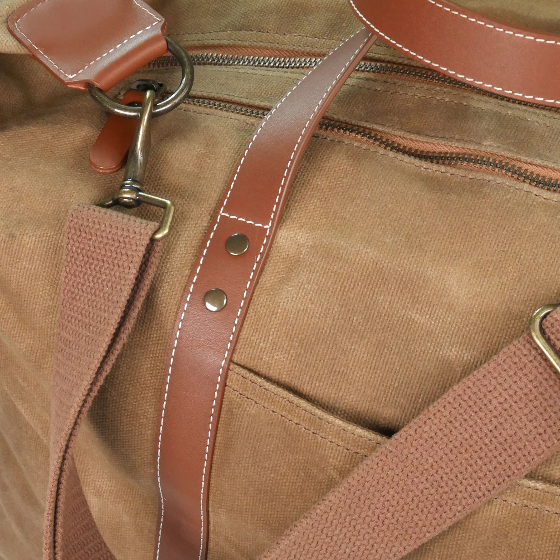 UNC WAXED CANVAS FIELD BAG